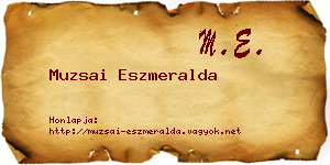 Muzsai Eszmeralda névjegykártya